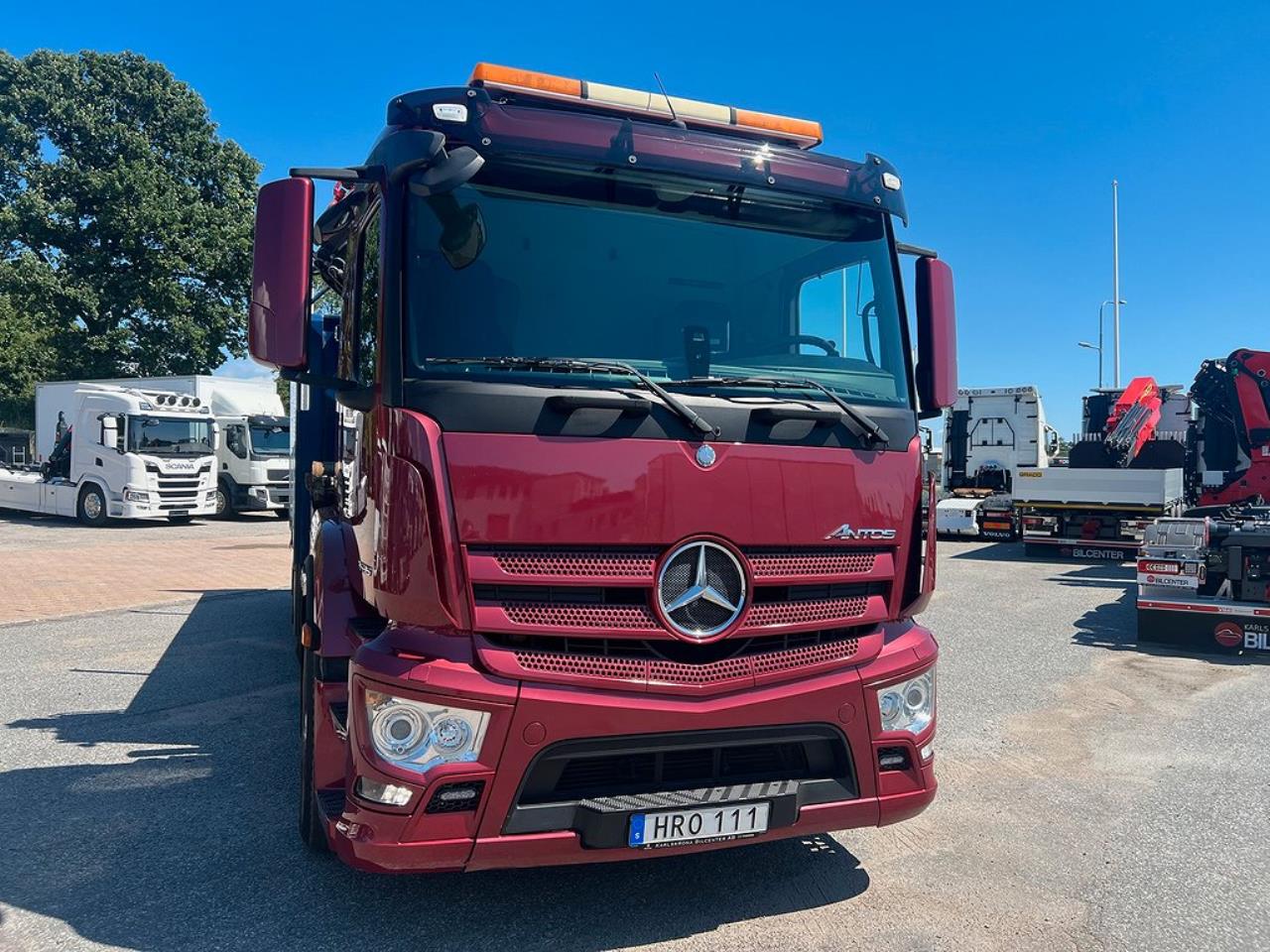 Mercedes-Benz Antos 2535 6x2*4 Kranbil Brädgårdsbil & Z-Lift 2015 - Kran