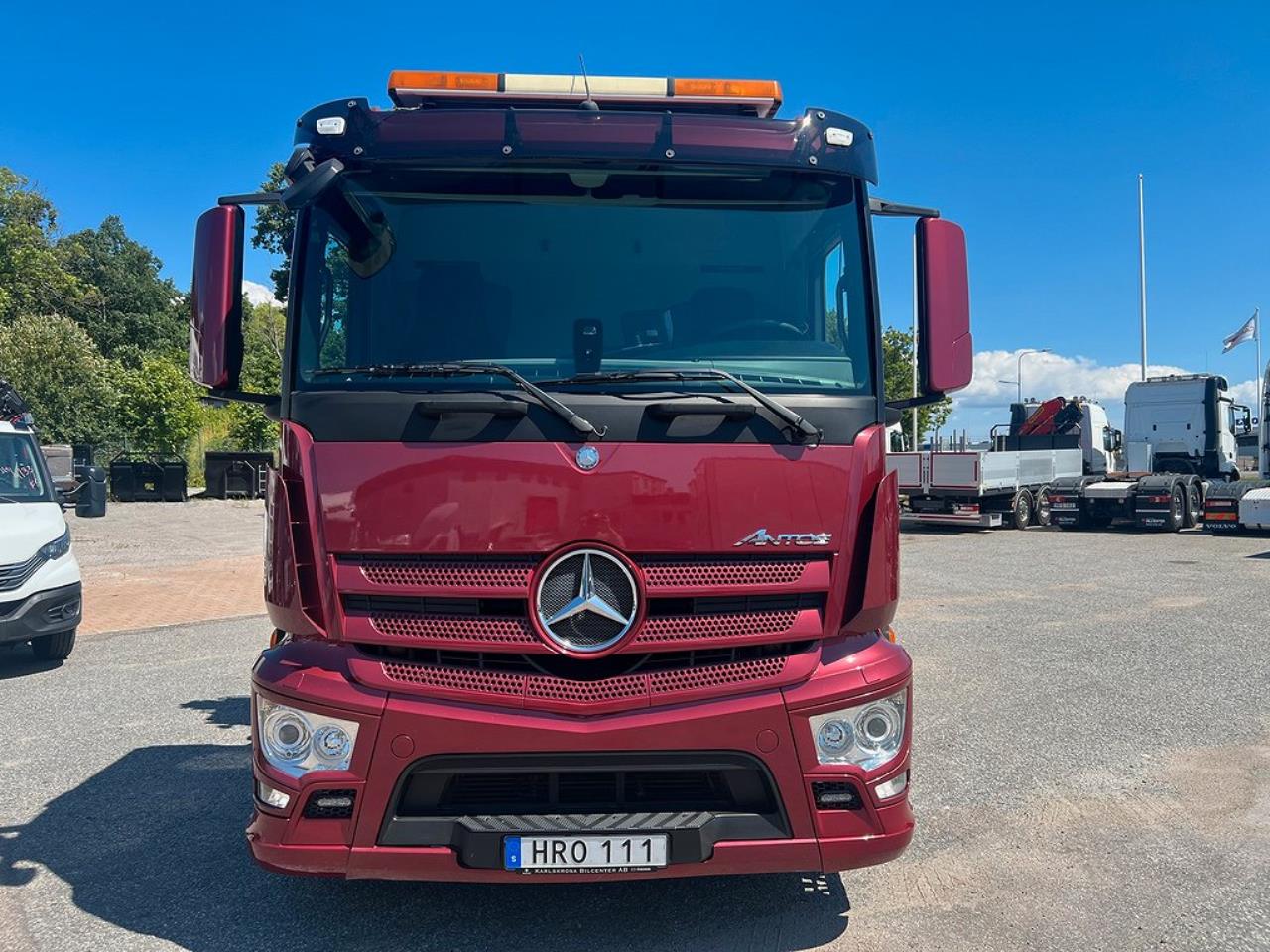 Mercedes-Benz Antos 2535 6x2*4 Kranbil Brädgårdsbil & Z-Lift 2015 - Kran