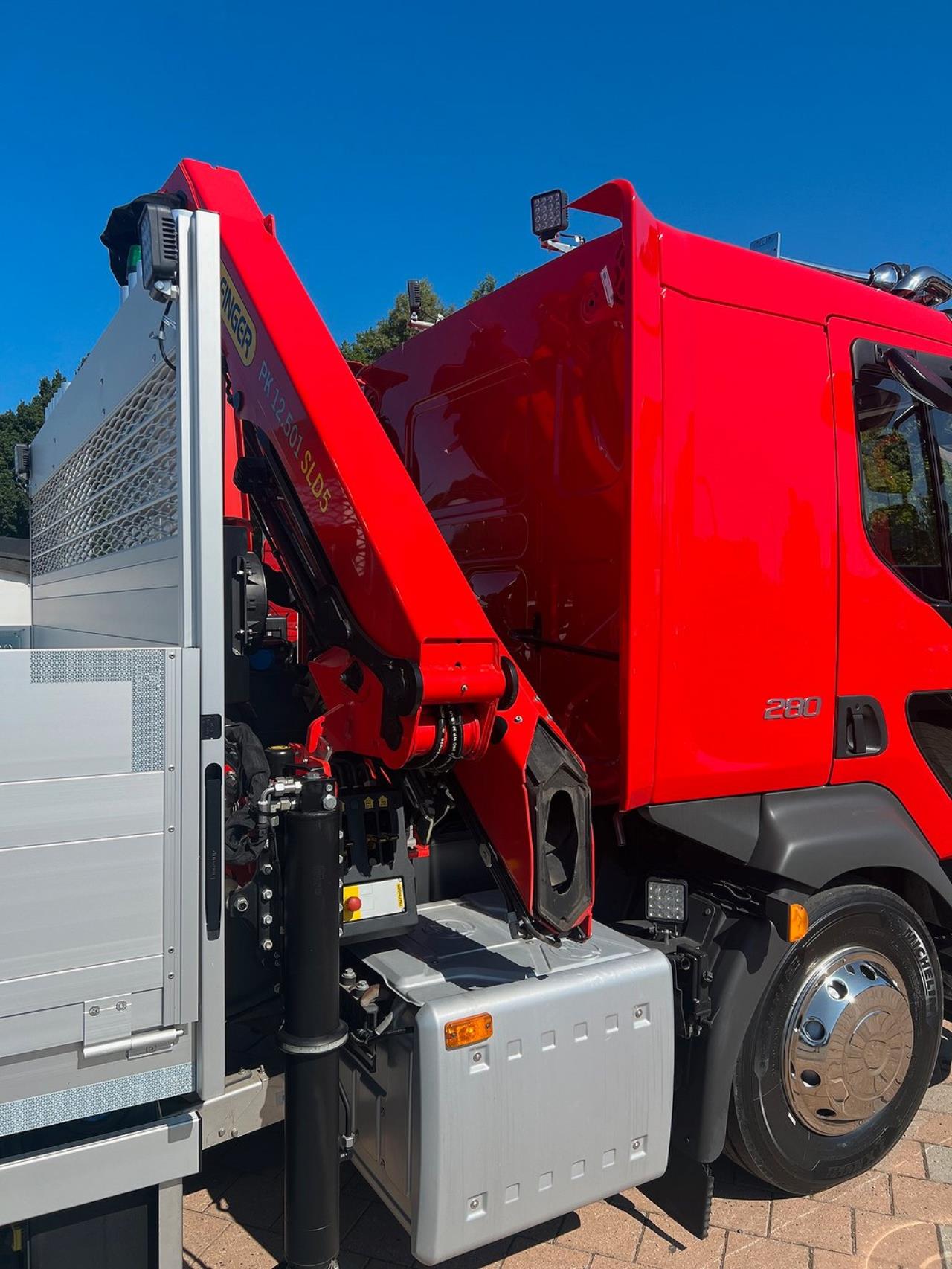 Volvo FL 280 4x2 Brädgårdsbil Kran & Z-Lift  2022 - Kran