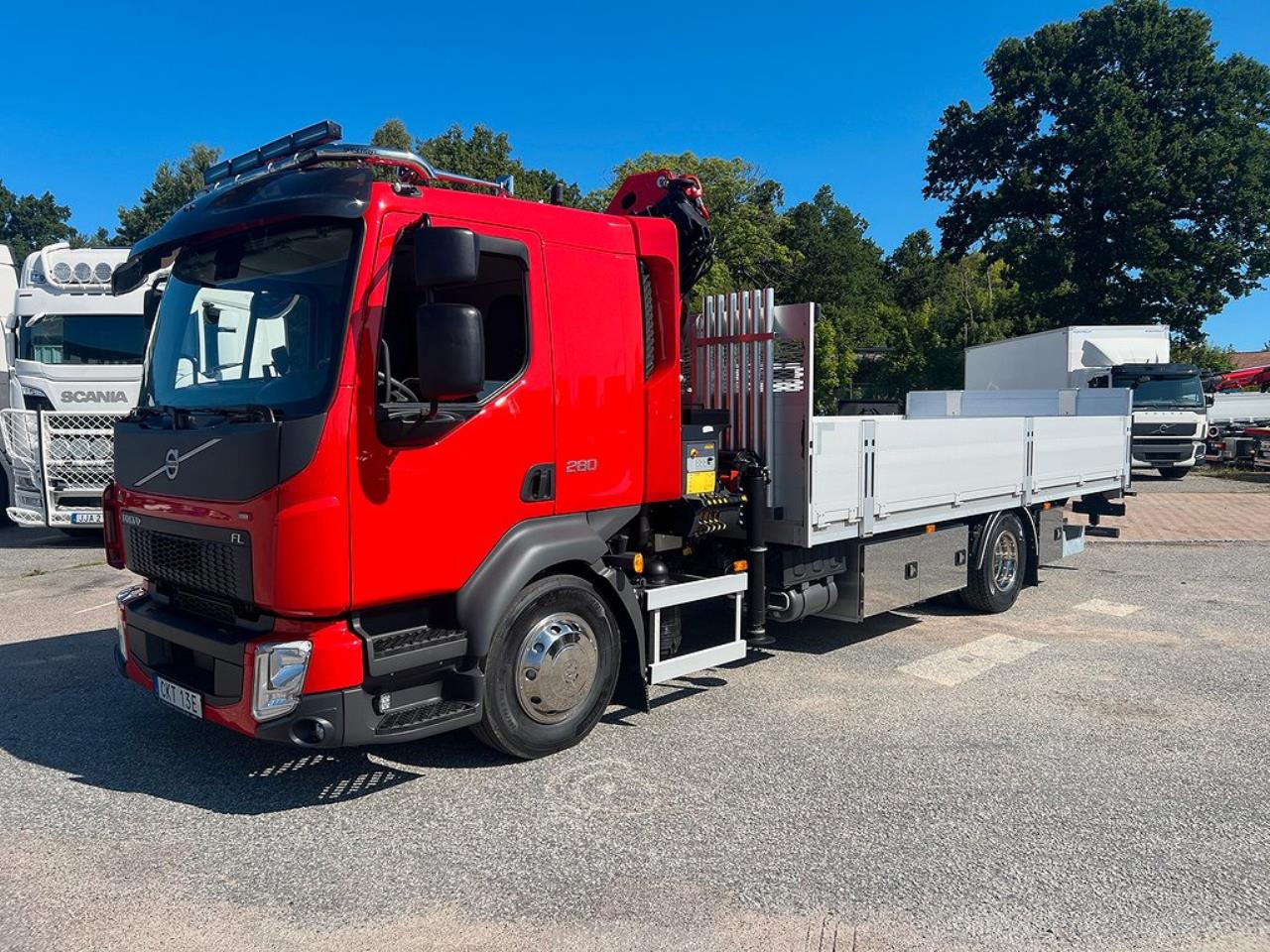 Volvo FL 280 4x2 Brädgårdsbil Kran & Z-Lift  2022 - Kran