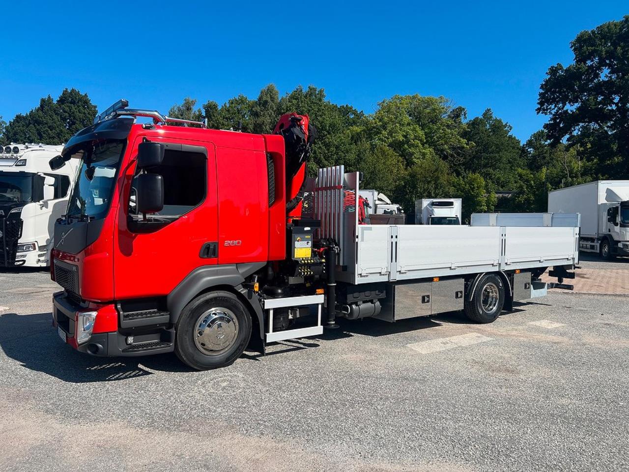 Volvo FL 280 4x2 Brädgårdsbil Kran & Z-Lift  2022 - Kran