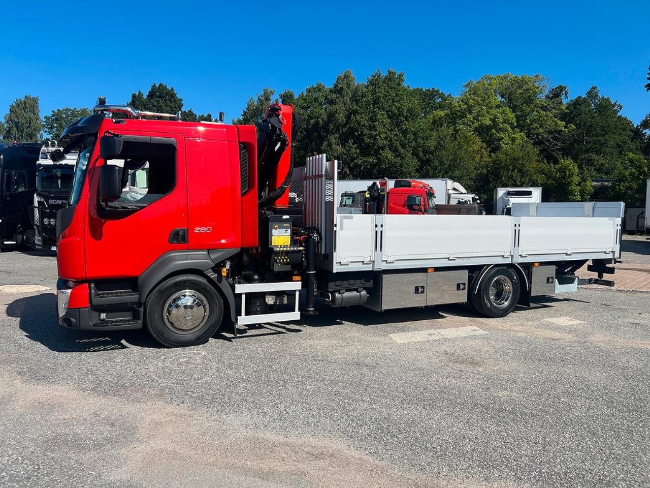 Volvo FL 280 4x2 Brädgårdsbil Kran & Z-Lift  2022 - Kran