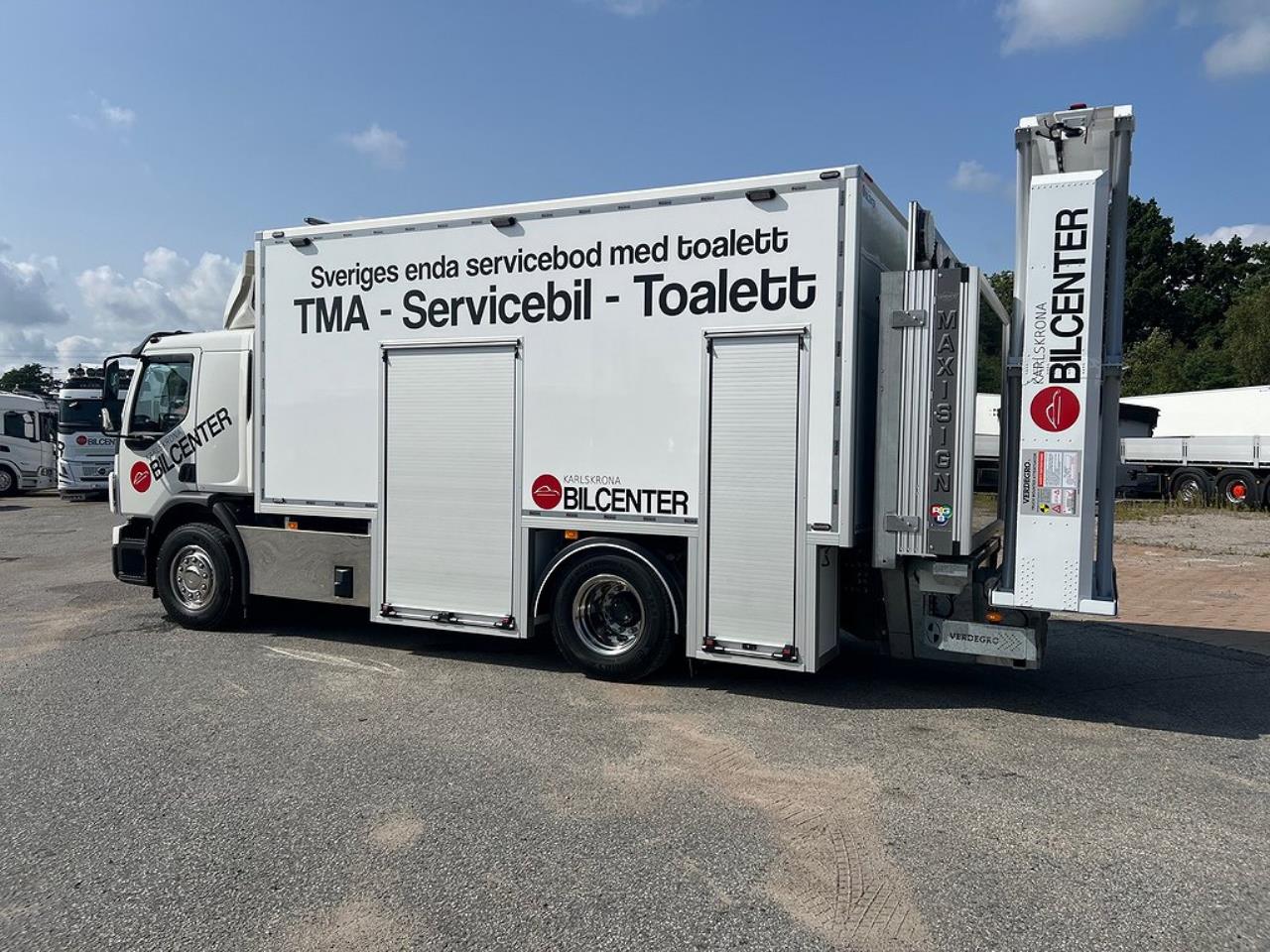 Volvo FE 320 4x2 Nya Modellen TMA bil / Servicebil Toalett 2024 - TMA