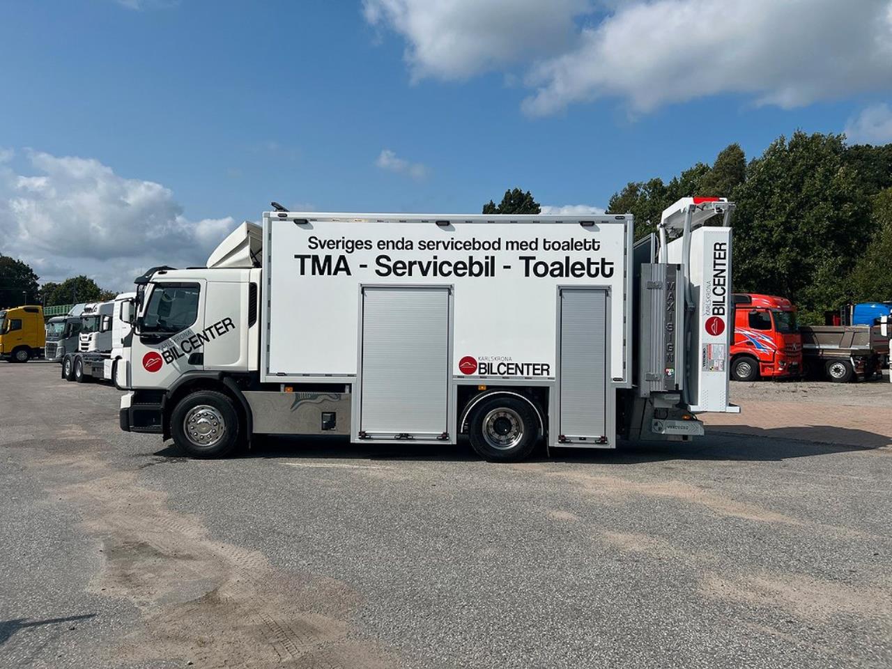 Volvo FE 320 4x2 Nya Modellen TMA bil / Servicebil Toalett 2024 - TMA