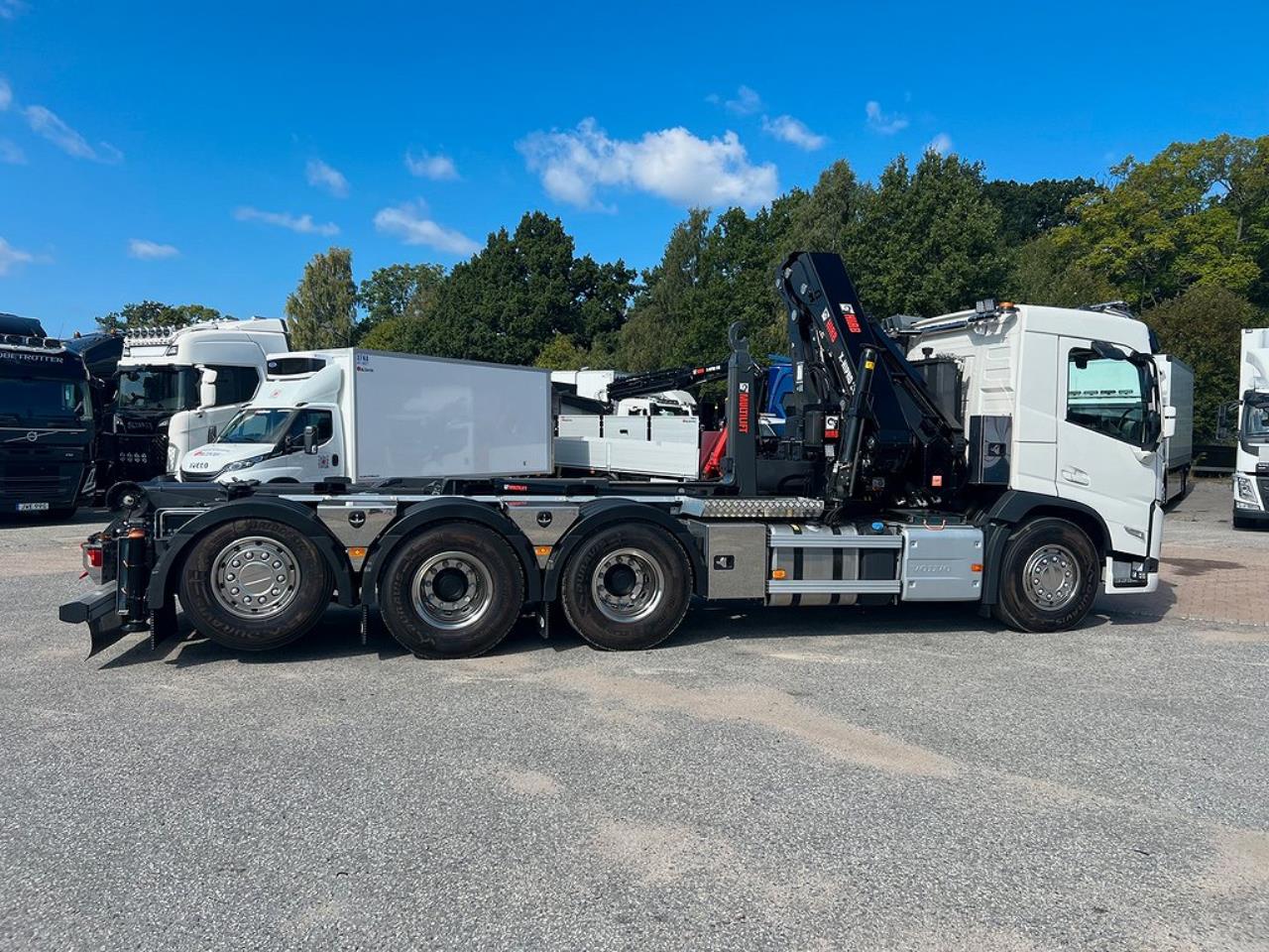 Volvo FM13 500 8x4*4 Tridem Kranväxlare Hiab 302 2023 - Kranväxlare