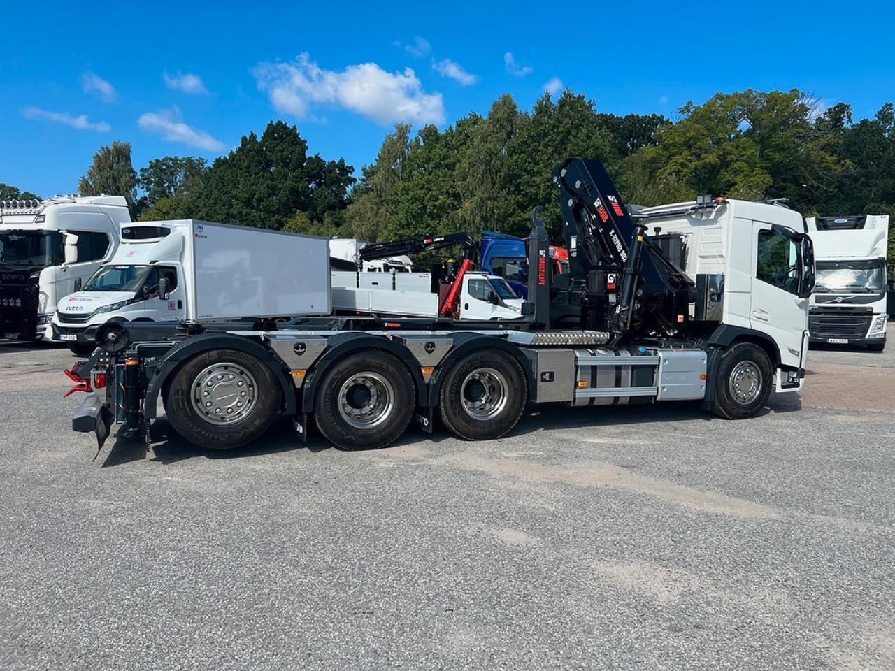 Volvo FM13 500 8x4*4 Tridem Kranväxlare Hiab 302 2023 - Kranväxlare