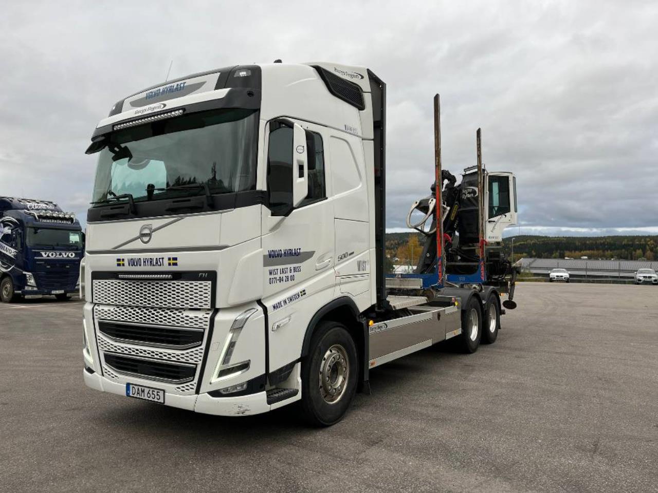 Volvo FH 500 I Save med Z-kran 2022 - Timmer