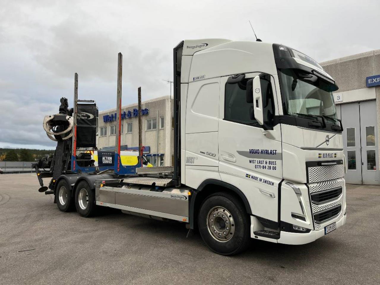 Volvo FH 500 I Save med Z-kran 2022 - Timmer