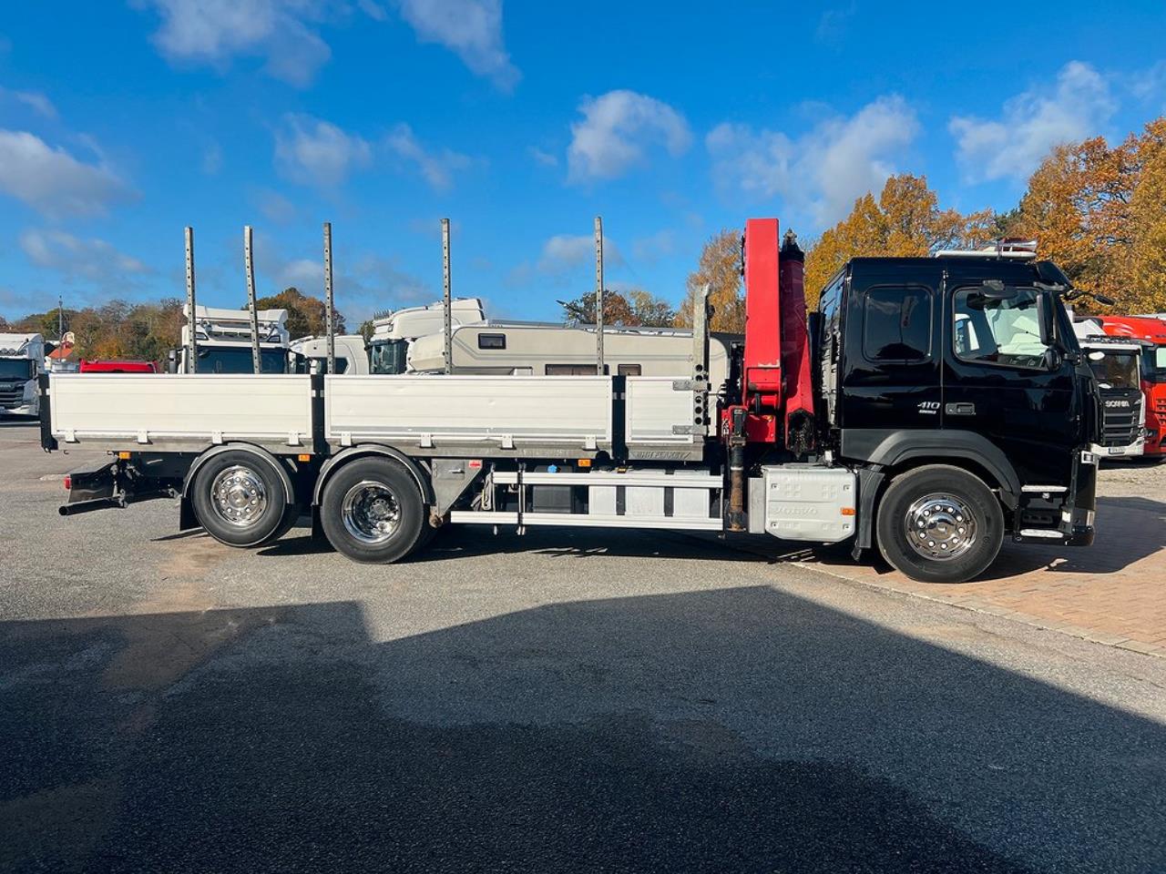 Volvo FM410 6x2*4 Kranbil Brädgårdsbil 2017 - Kran