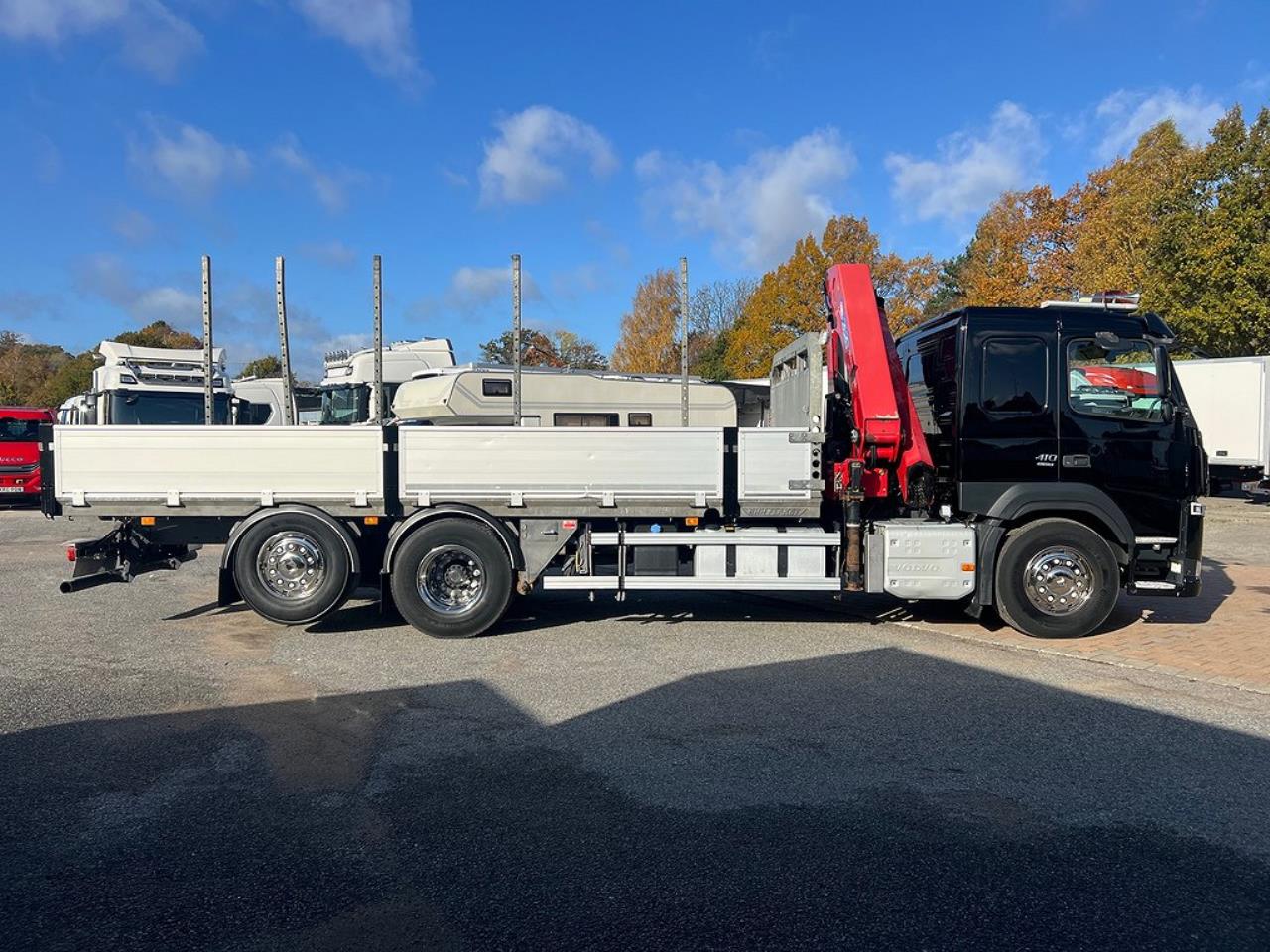 Volvo FM410 6x2*4 Kranbil Brädgårdsbil 2017 - Kran