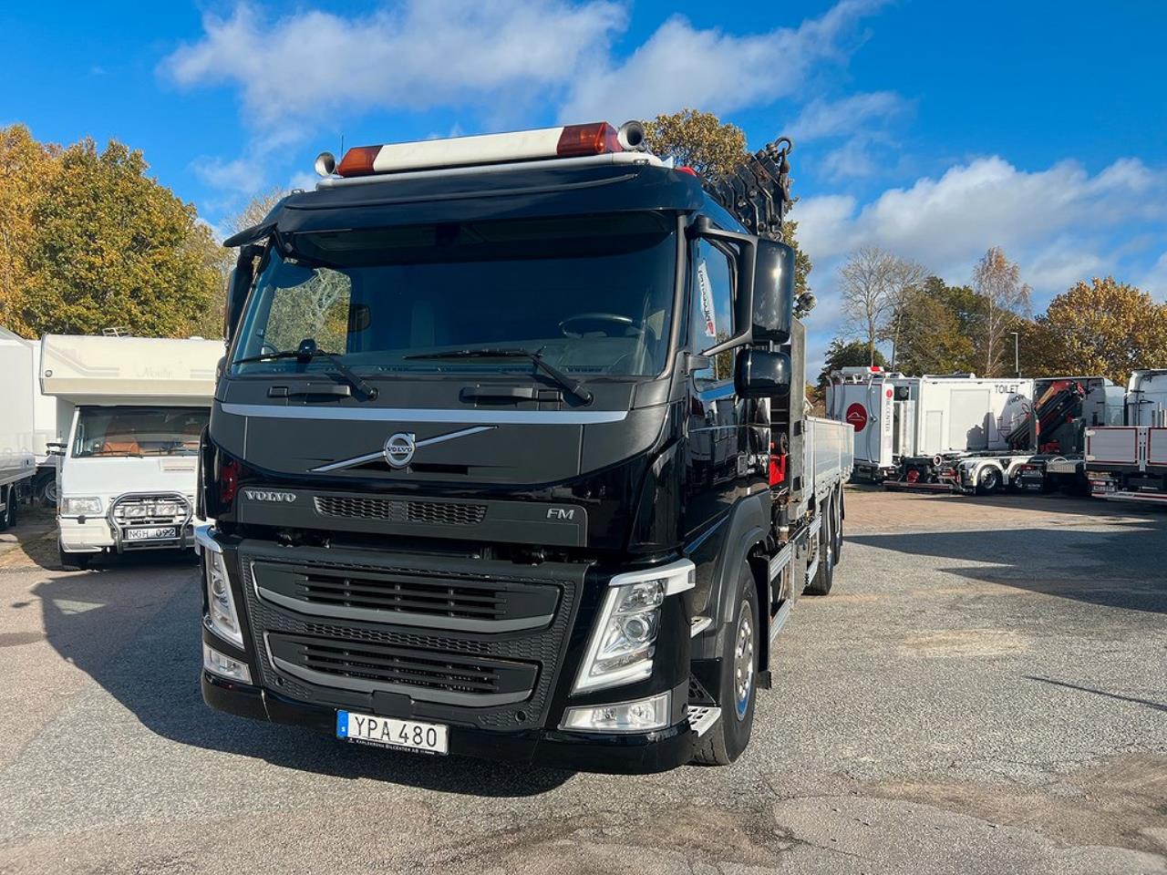 Volvo FM410 6x2*4 Kranbil Brädgårdsbil 2017 - Kran