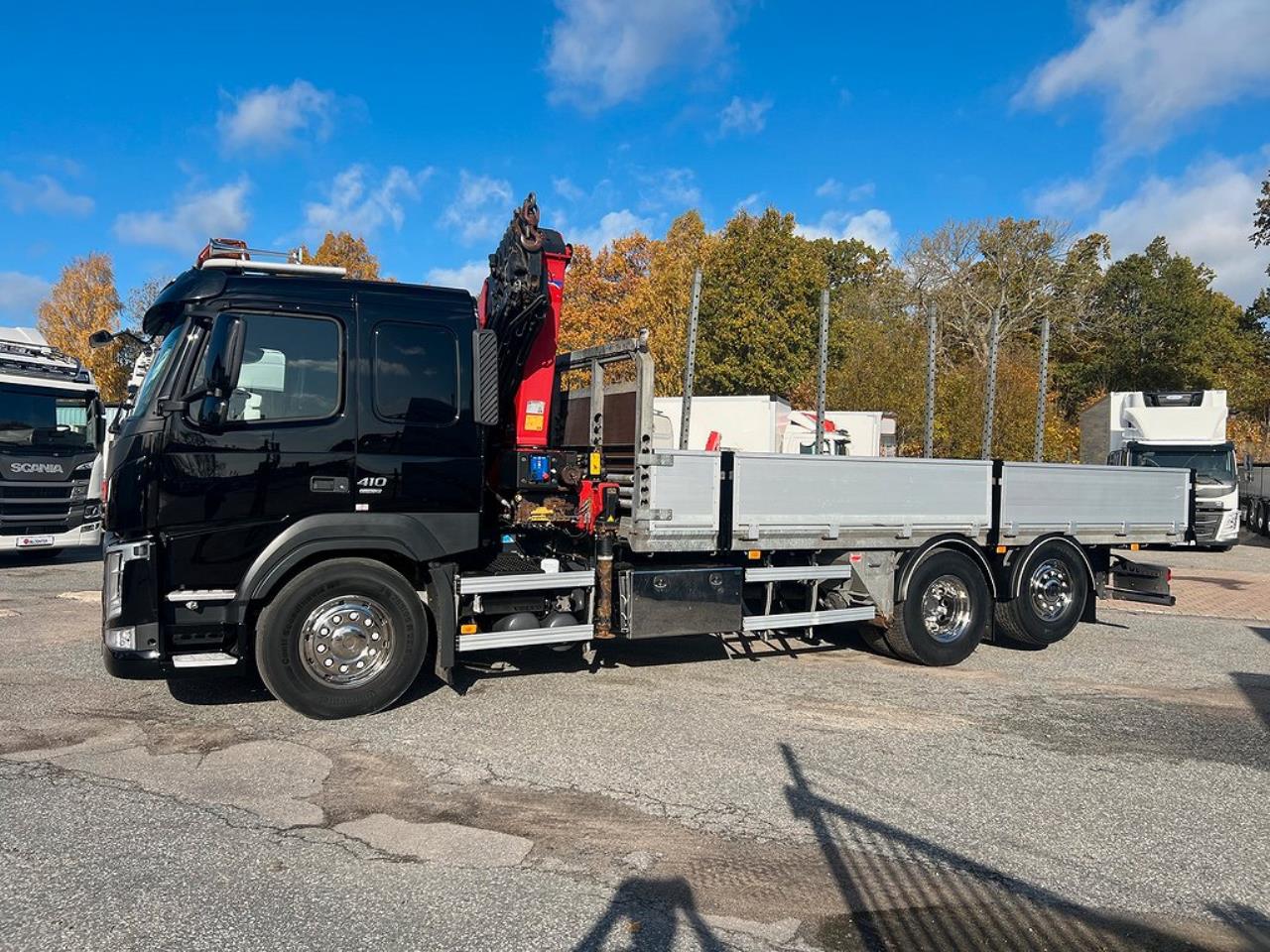 Volvo FM410 6x2*4 Kranbil Brädgårdsbil 2017 - Kran