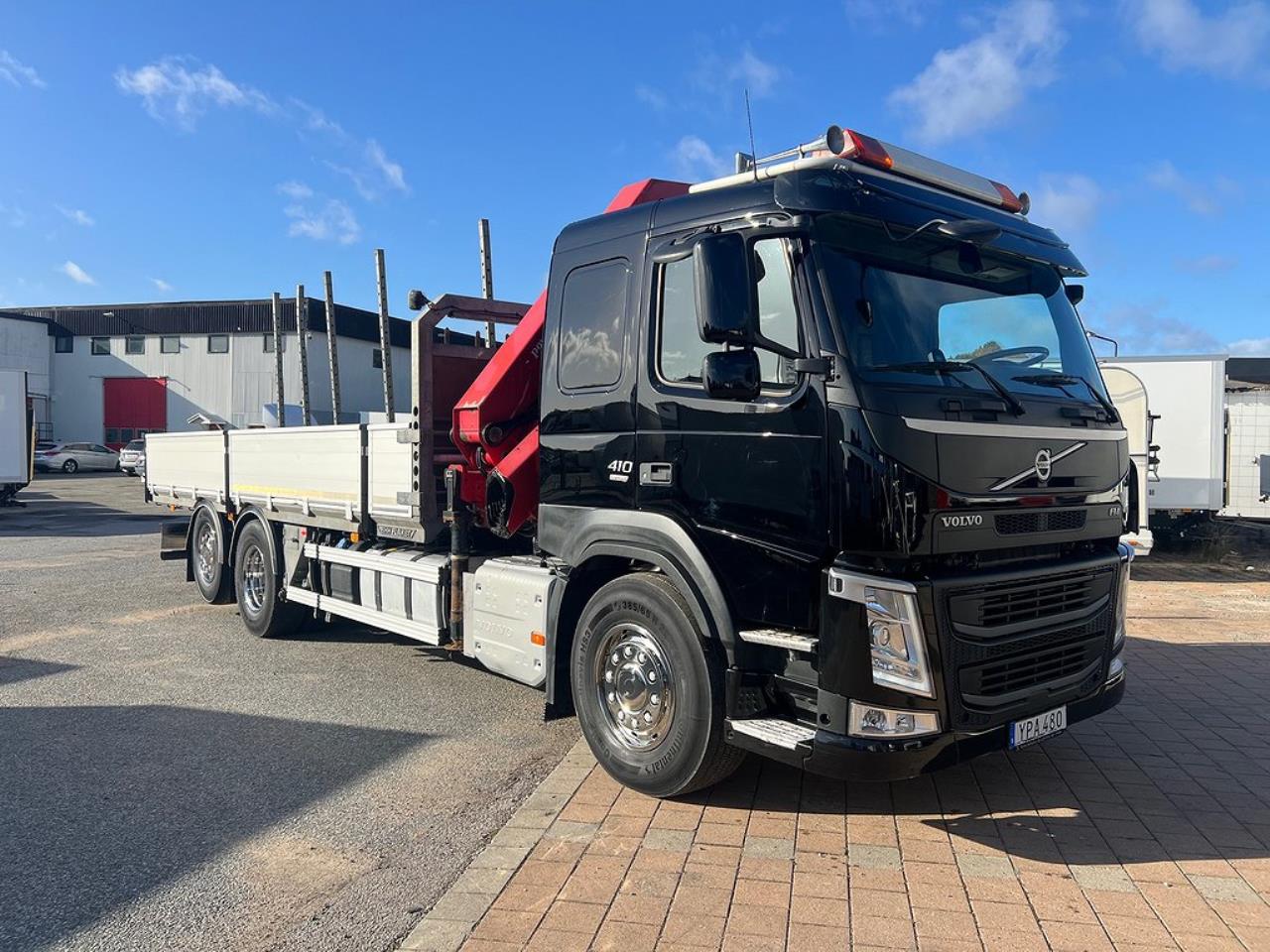 Volvo FM410 6x2*4 Kranbil Brädgårdsbil 2017 - Kran