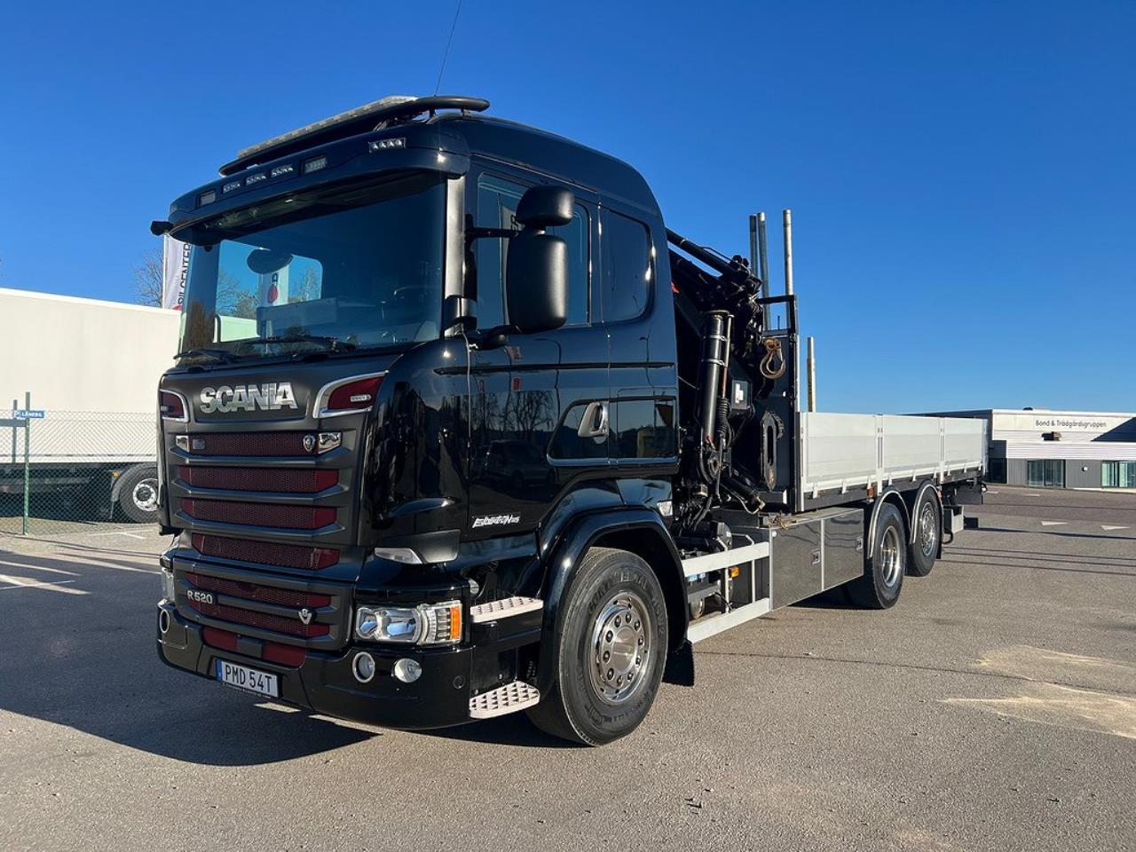 Scania R520 6x2*4 Kranbil, Stor kran Hiab 377 & Jibb Euro 6 2017 - Kran