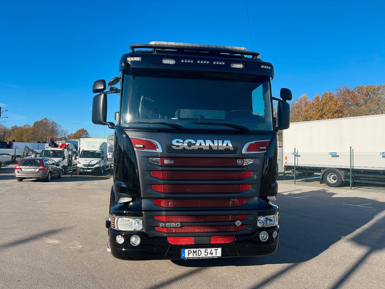 Scania R520 6x2*4 Kranbil, Stor kran Hiab 377 & Jibb Euro 6 2017 - Kran