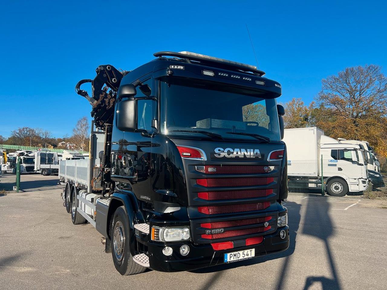 Scania R520 6x2*4 Kranbil, Stor kran Hiab 377 & Jibb Euro 6 2017 - Kran