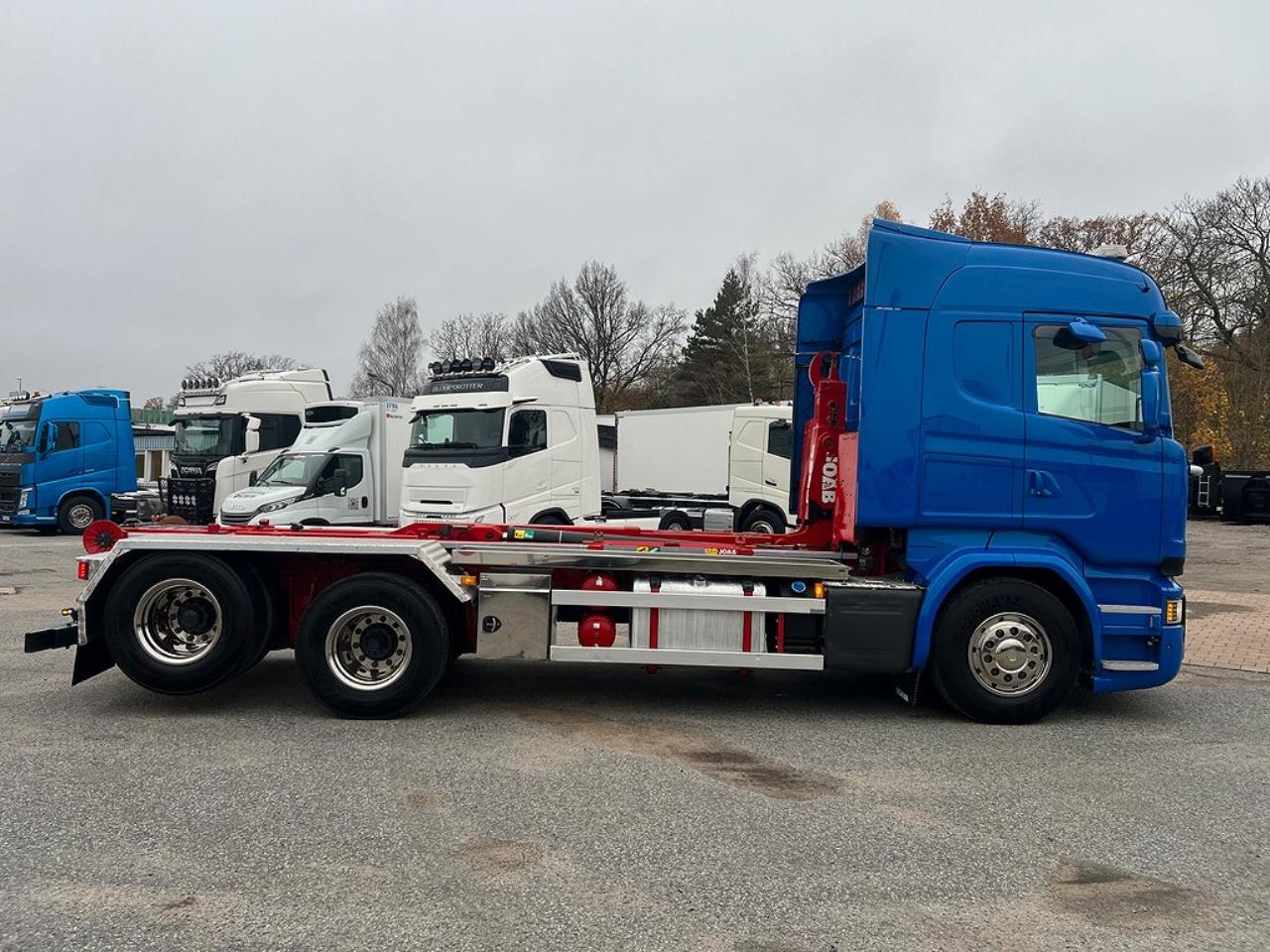 Scania R490 6x2 Lastväxlare Plogutrustad *20 000 Mil* Euro 6 2015 - Krok/Lastväxlare