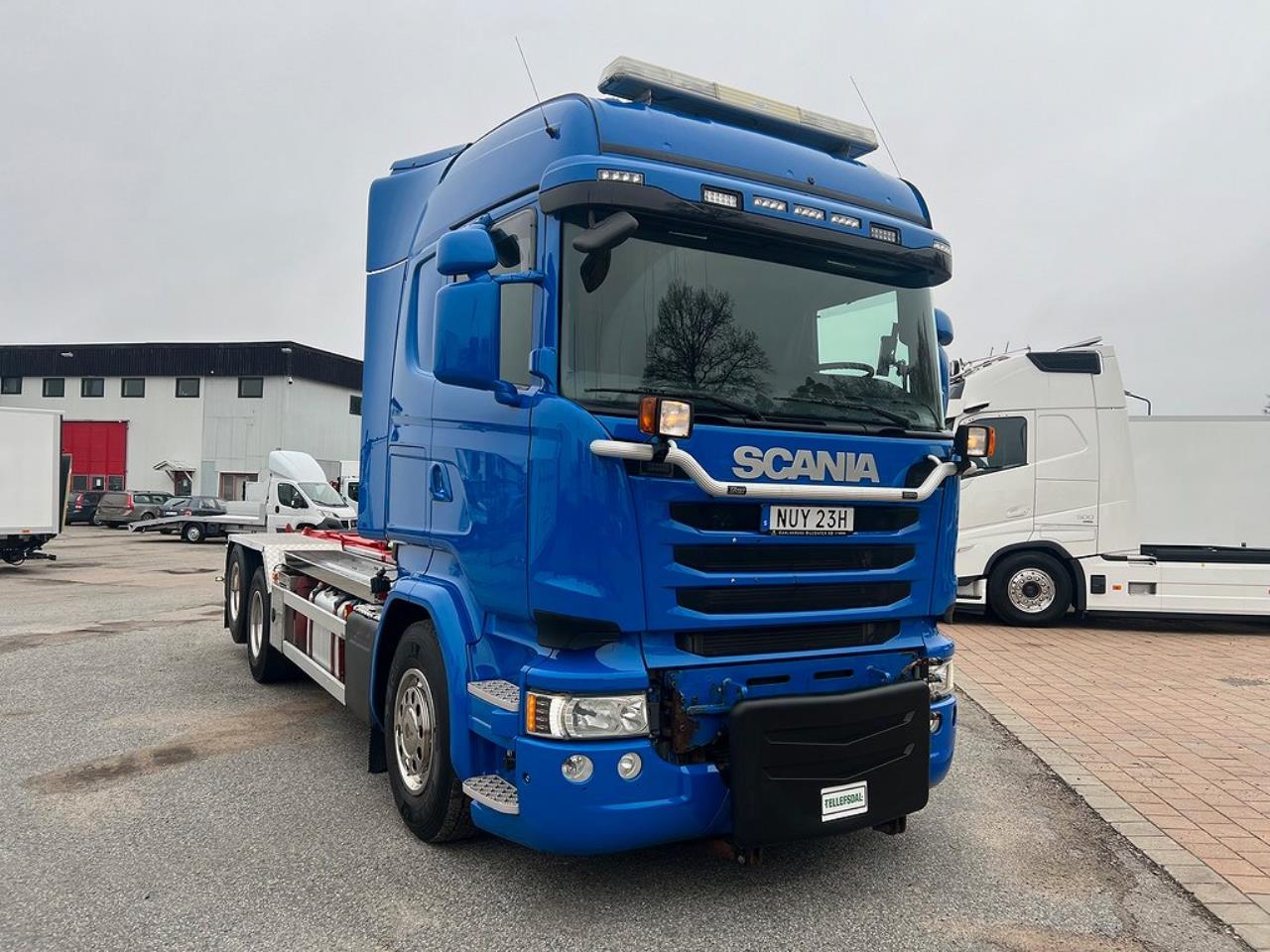 Scania R490 6x2 Lastväxlare Plogutrustad *20 000 Mil* Euro 6 2015 - Krok/Lastväxlare