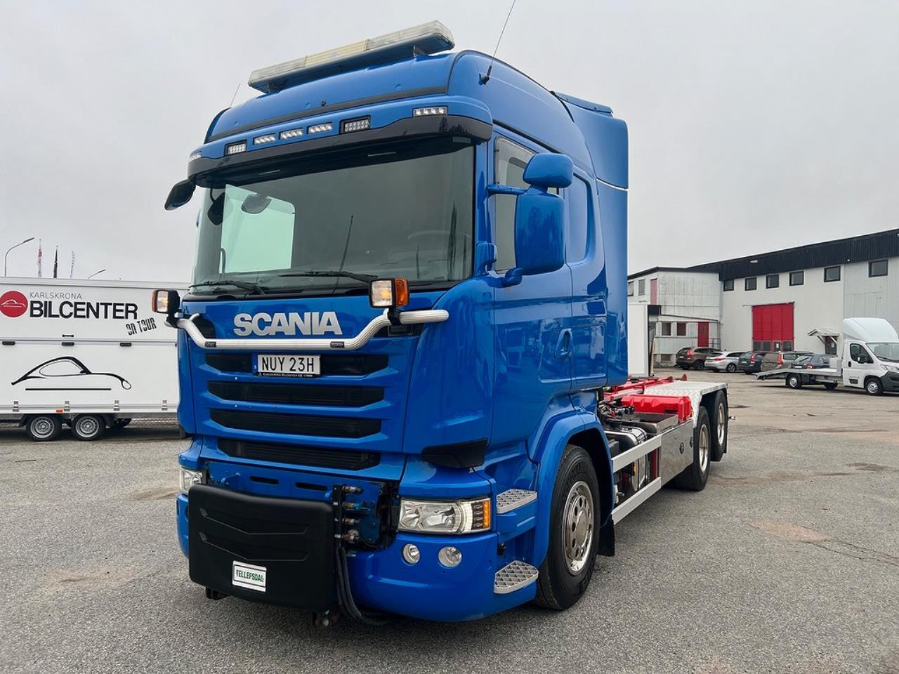 Scania R490 6x2 Lastväxlare Plogutrustad *20 000 Mil* Euro 6 2015 - Krok/Lastväxlare