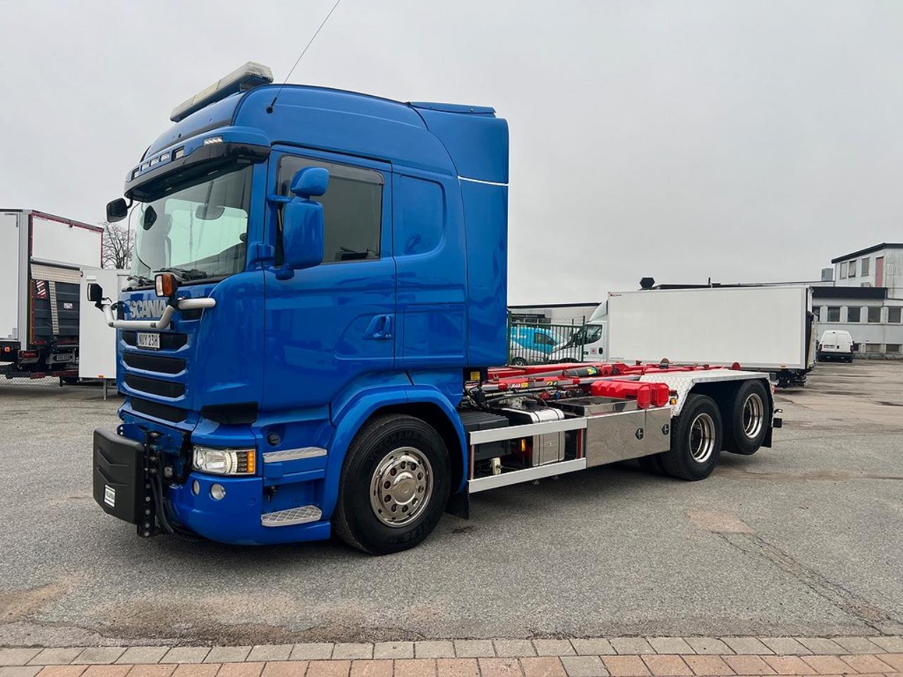 Scania R490 6x2 Lastväxlare Plogutrustad *20 000 Mil* Euro 6 2015 - Krok/Lastväxlare