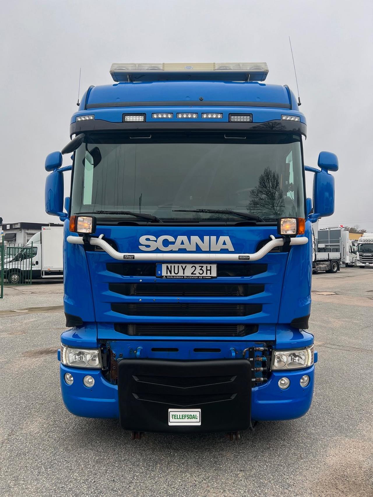 Scania R490 6x2 Lastväxlare Plogutrustad *20 000 Mil* Euro 6 2015 - Krok/Lastväxlare