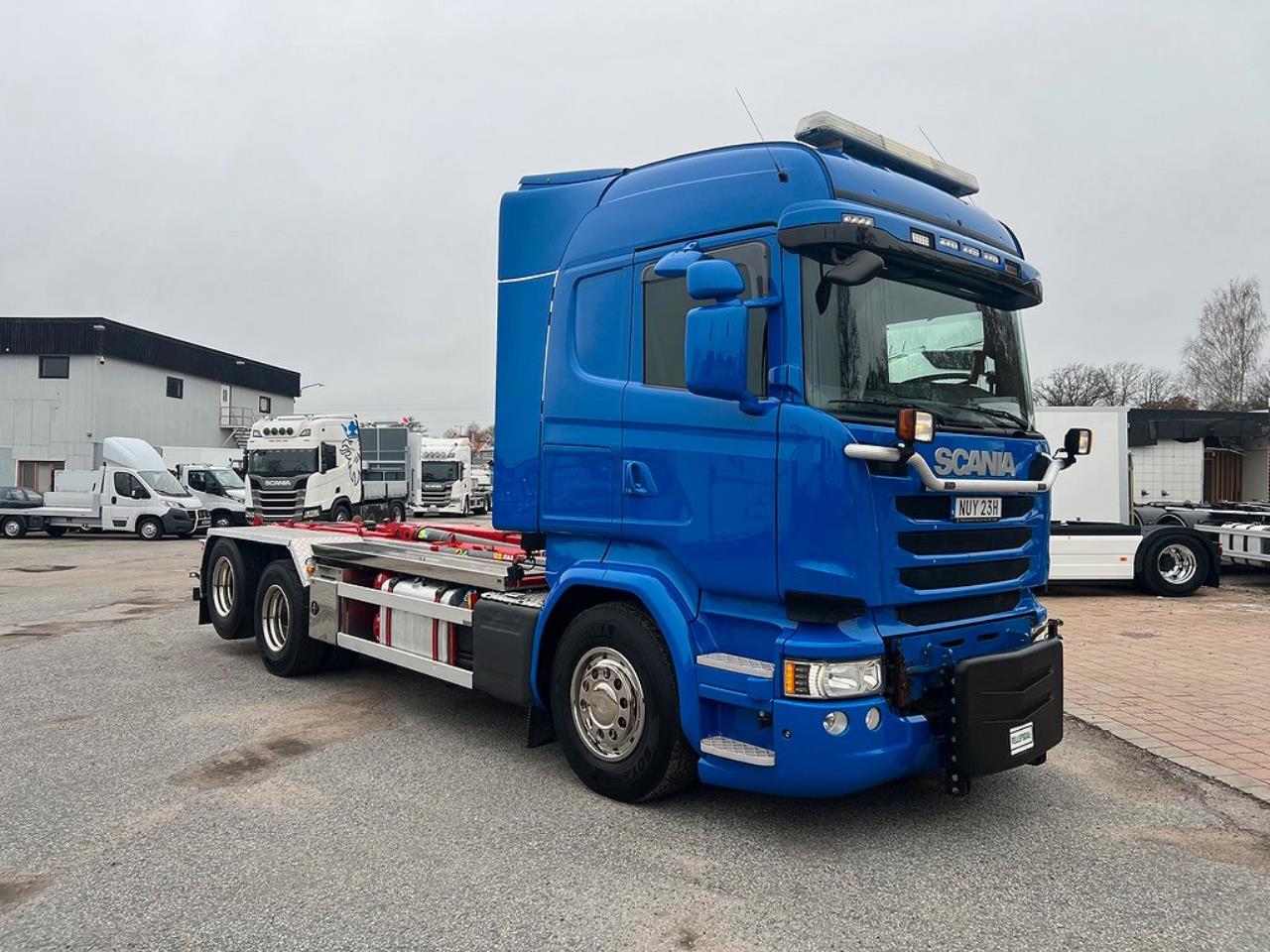 Scania R490 6x2 Lastväxlare Plogutrustad *20 000 Mil* Euro 6 2015 - Krok/Lastväxlare