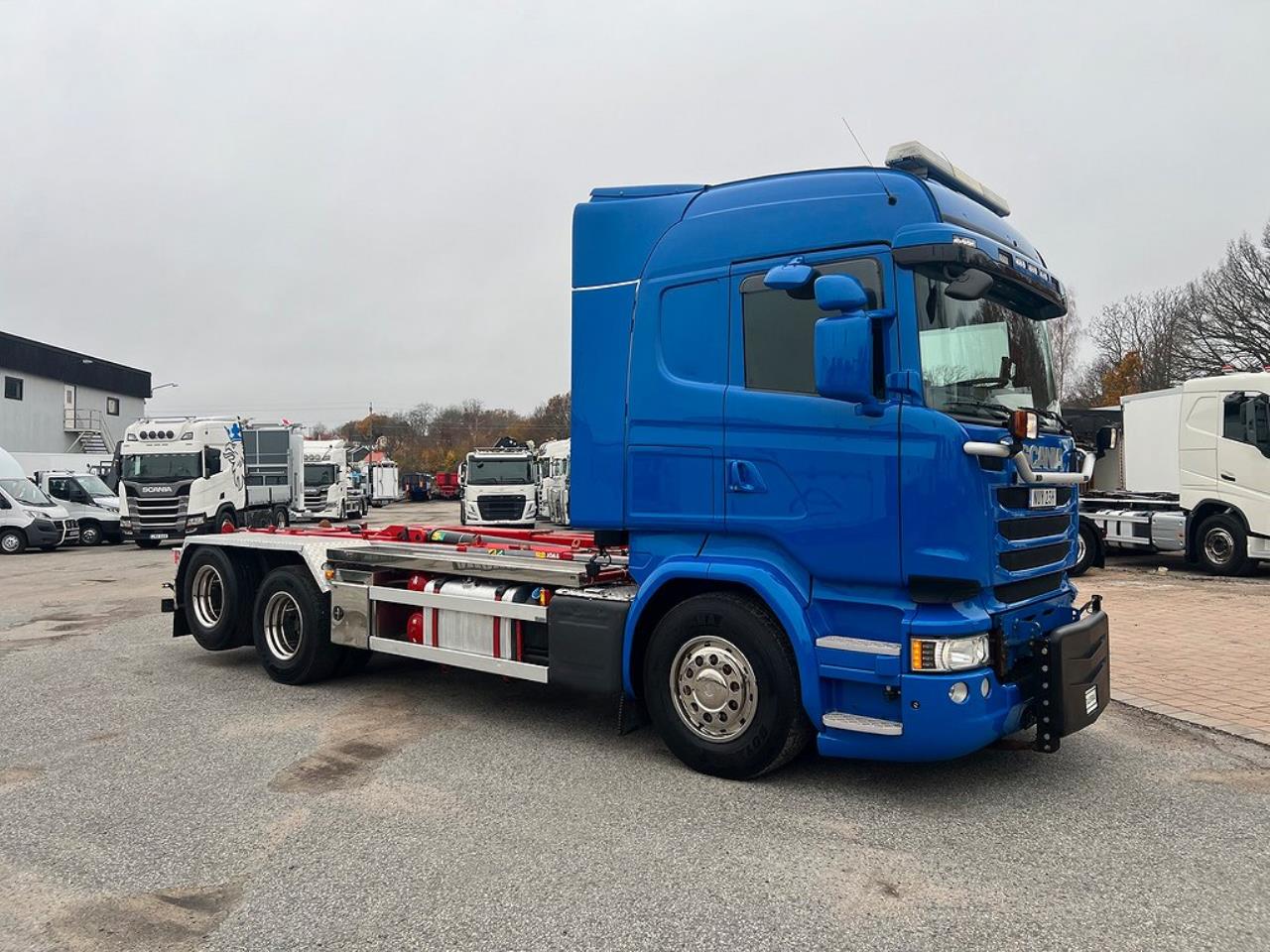 Scania R490 6x2 Lastväxlare Plogutrustad *20 000 Mil* Euro 6 2015 - Krok/Lastväxlare