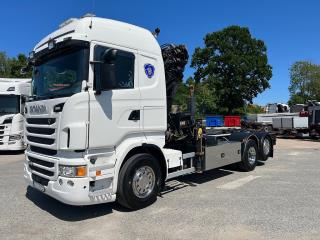 Scania R440 6x2*4 Kranväxlare Euro6 Skopa & 2 Flak medföljer