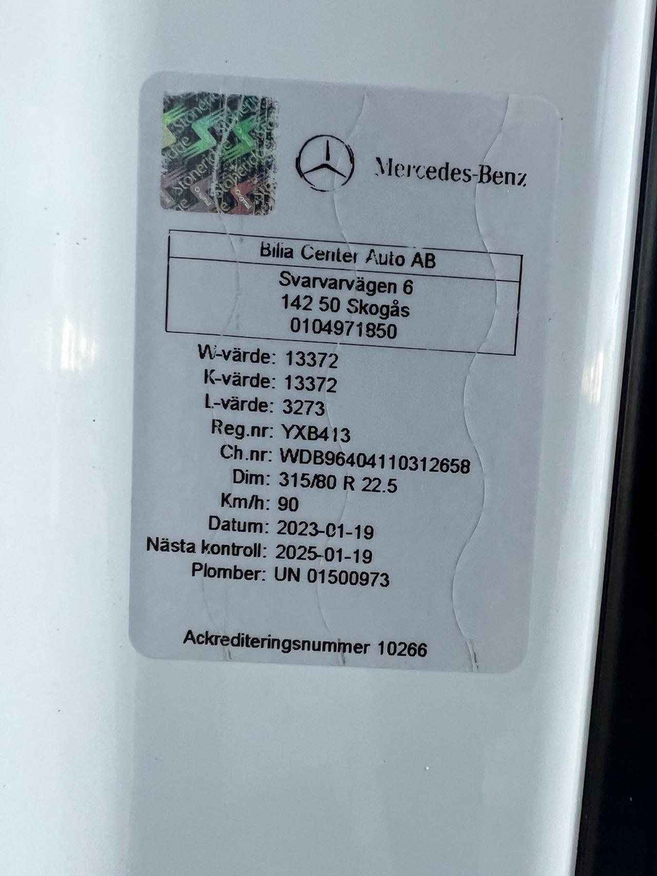 Mercedes-Benz Arocs 3253 Tippbil/Schaktbil Zetterbergs Euro6 2019 - Tipp