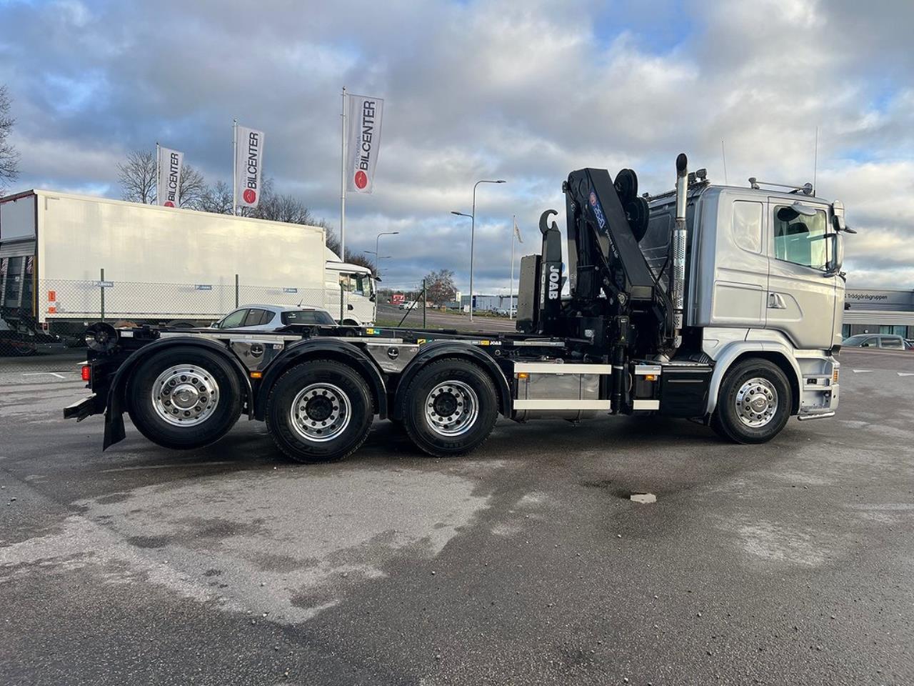 Scania R450 8x4*4 Tridem Kranväxlare Euro 6 2017 - Kran