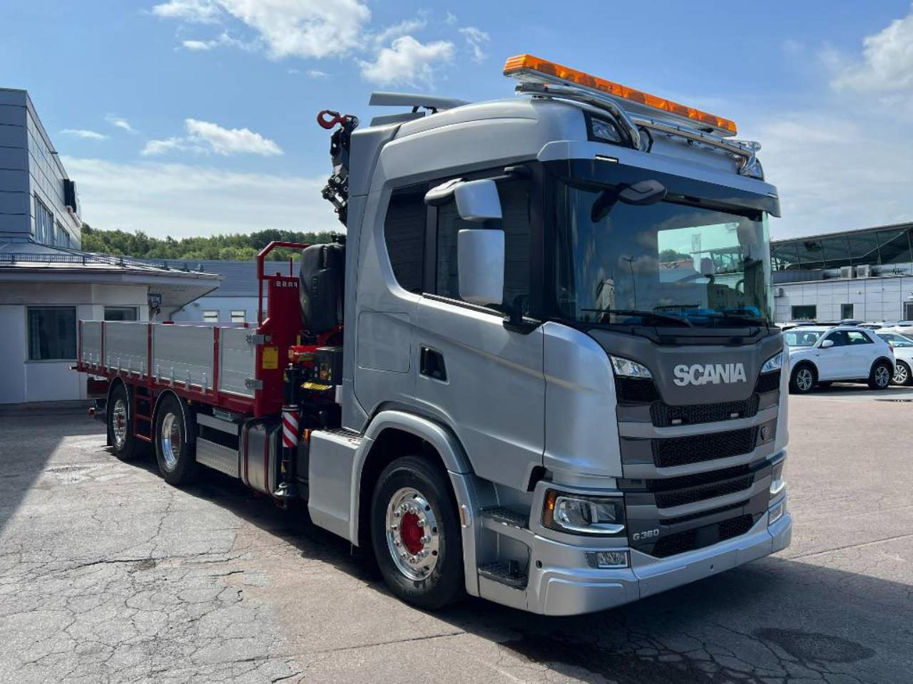 Scania G 360 6x2*4 Brädgårdsbil 2022 - Kran