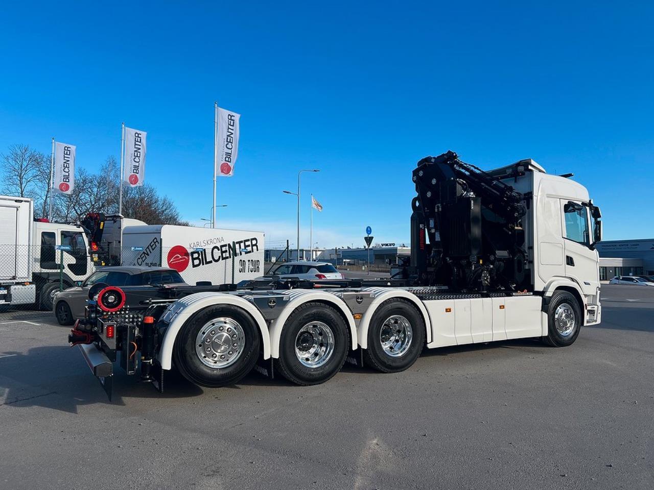 Scania G500 8x4*4 Kranväxlare Hiab 302 E6 kran & jibb  2024 - Kran