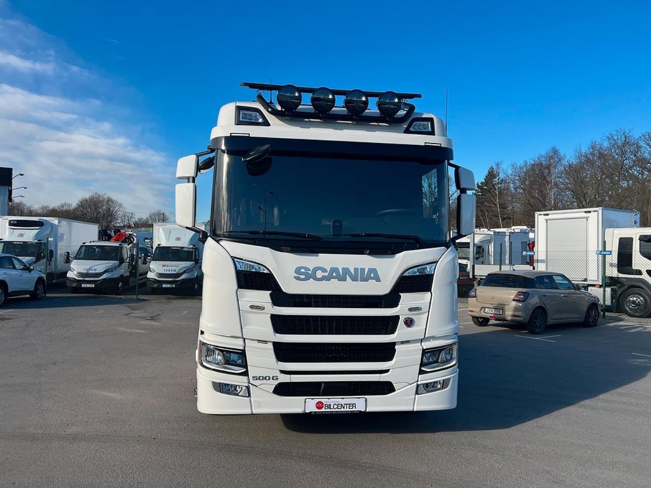 Scania G500 8x4*4 Kranväxlare Hiab 302 E6 kran & jibb  2024 - Kran