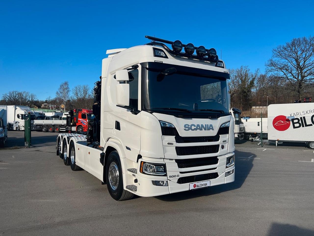 Scania G500 8x4*4 Kranväxlare Hiab 302 E6 kran & jibb  2024 - Kran