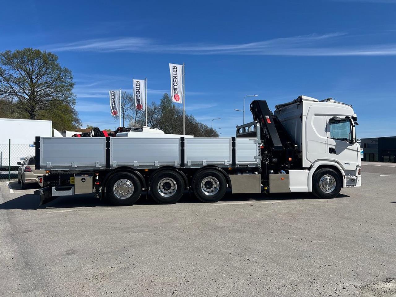 Scania G500 8x4*4 Tridem Brädgårdsbil Hiab 302 E6 Kran 2023 - Kran