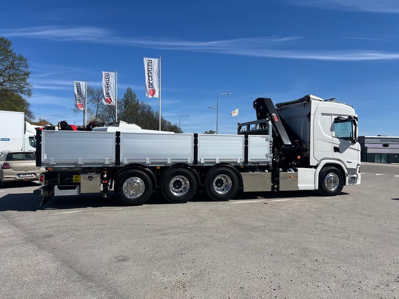 Scania G500 8x4*4 Tridem Brädgårdsbil Hiab 302 E6 Kran 2023 - Kran