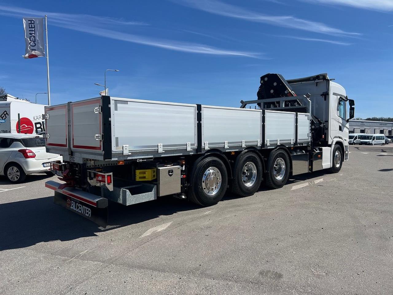 Scania G500 8x4*4 Tridem Brädgårdsbil Hiab 302 E6 Kran 2023 - Kran