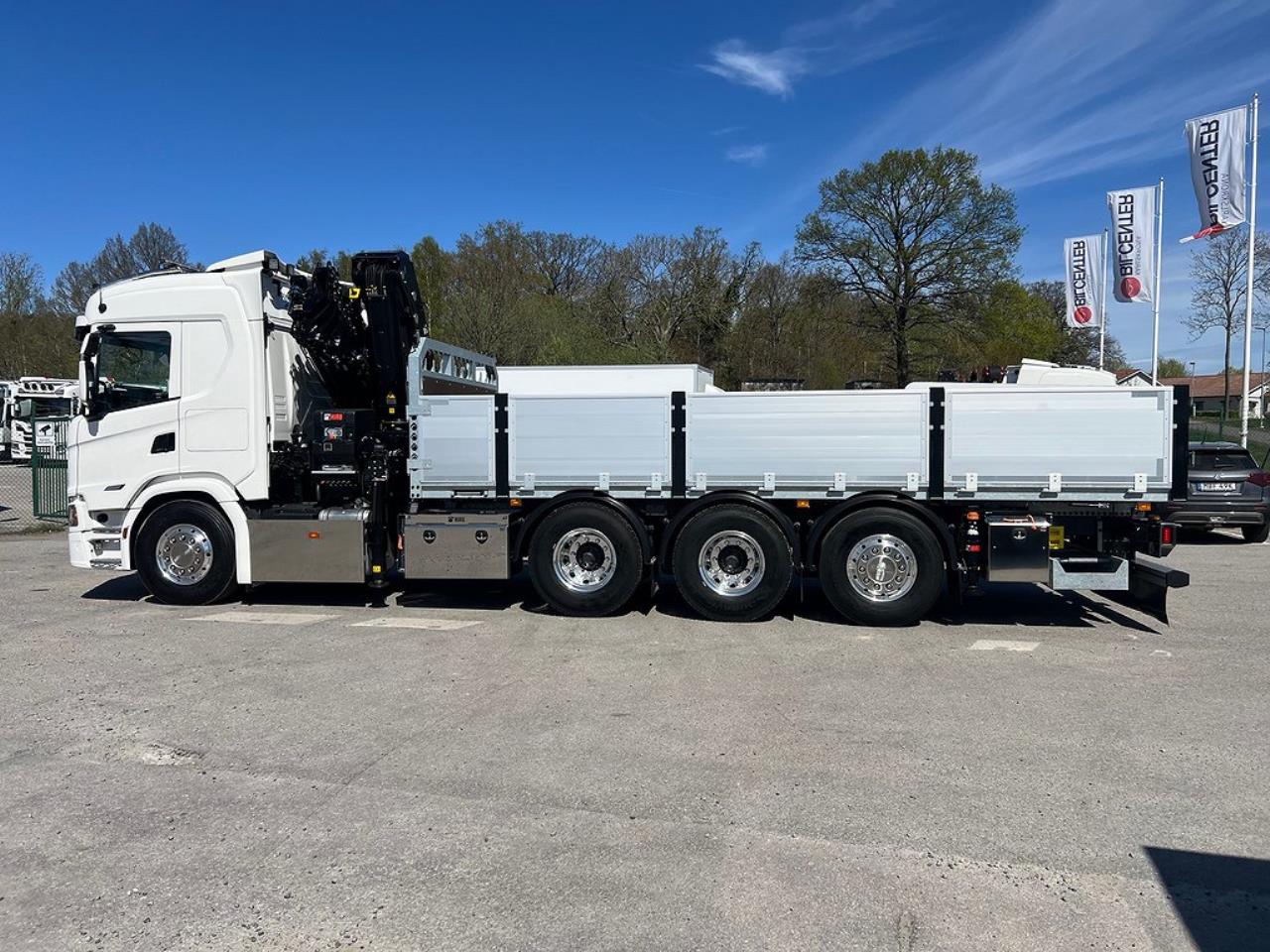 Scania G500 8x4*4 Tridem Brädgårdsbil Hiab 302 E6 Kran 2023 - Kran