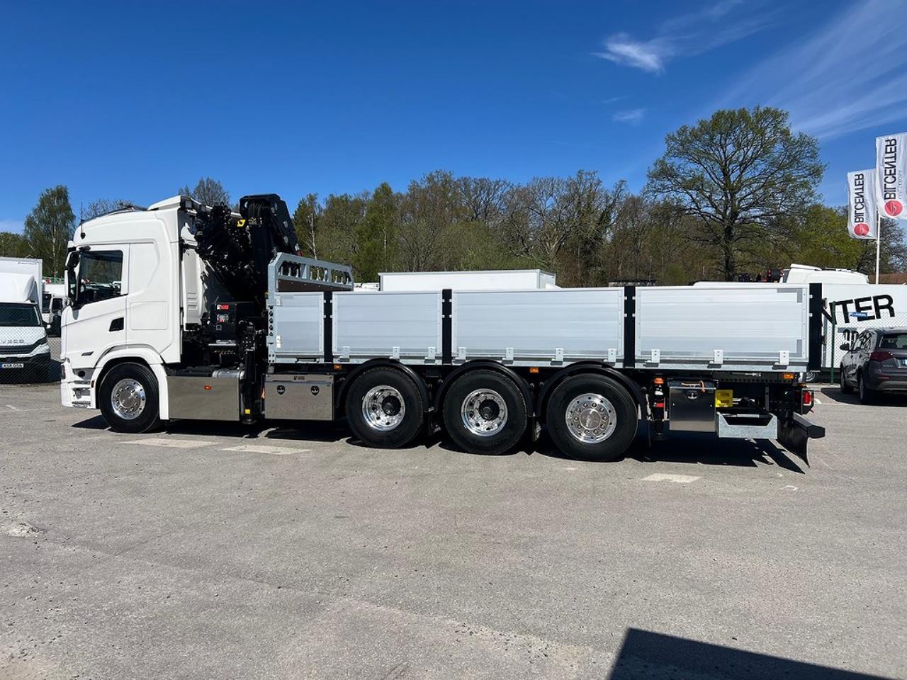 Scania G500 8x4*4 Tridem Brädgårdsbil Hiab 302 E6 Kran 2023 - Kran