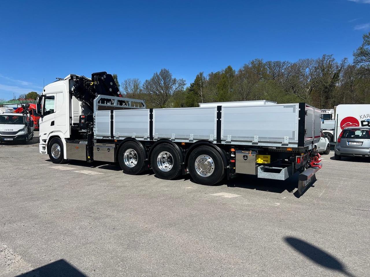 Scania G500 8x4*4 Tridem Brädgårdsbil Hiab 302 E6 Kran 2023 - Kran