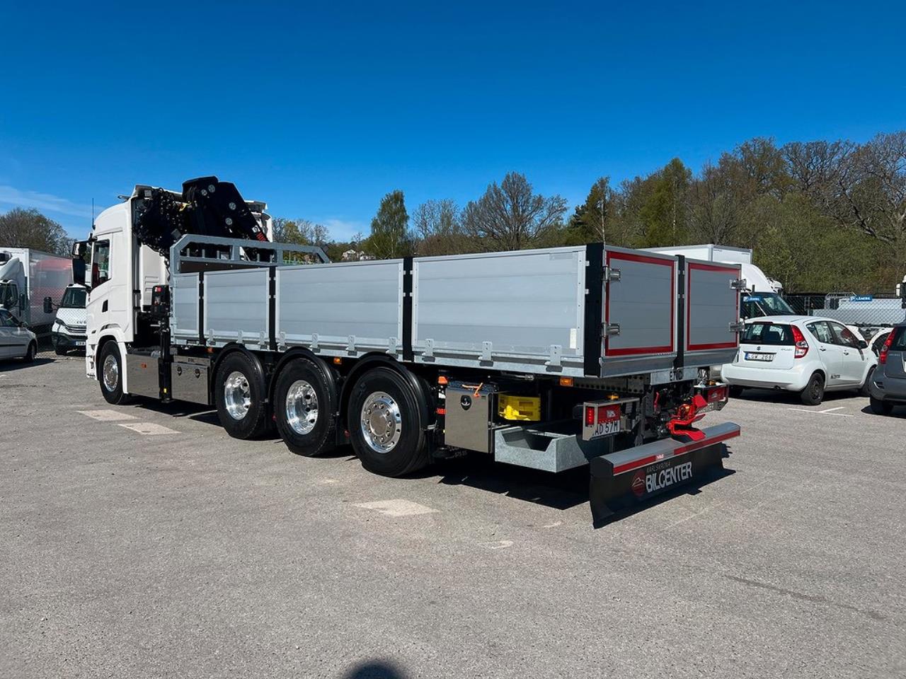 Scania G500 8x4*4 Tridem Brädgårdsbil Hiab 302 E6 Kran 2023 - Kran