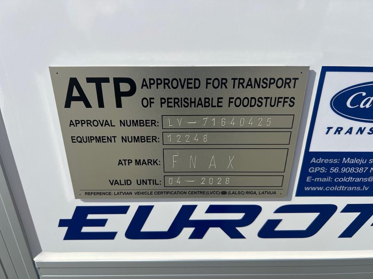 Iveco Daily 72C18 Skåpbil Kylbil Frysbil FNA Fullutrustad 2025 - Skåp