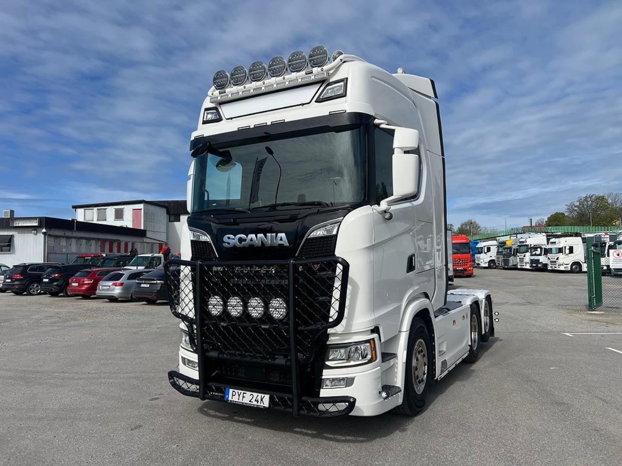 Scania S580 V8 6x2 Dragbil med Hydraulik,  3,15 HB Euro 6 2020 - Dragbil