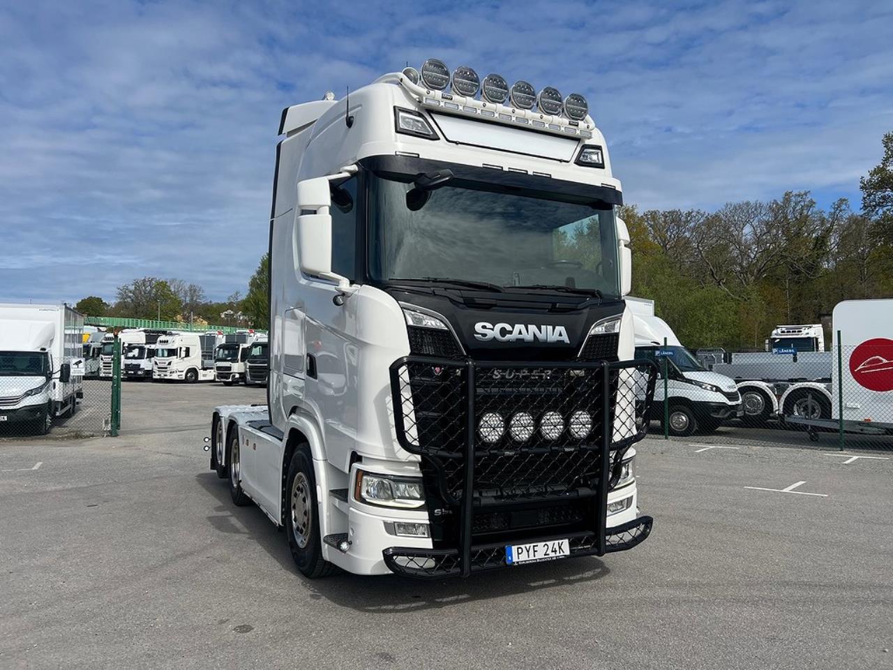 Scania S580 V8 6x2 Dragbil med Hydraulik,  3,15 HB Euro 6 2020 - Dragbil