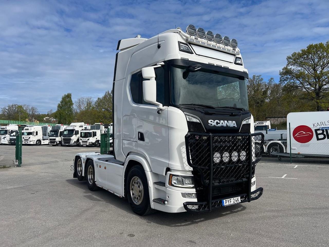 Scania S580 V8 6x2 Dragbil med Hydraulik,  3,15 HB Euro 6 2020 - Dragbil