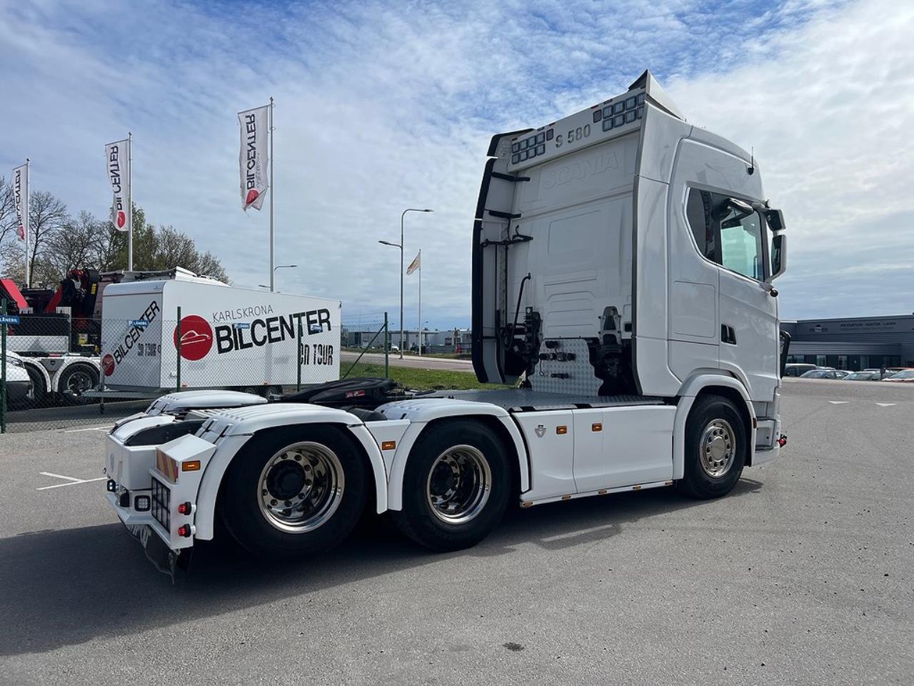 Scania S580 V8 6x2 Dragbil med Hydraulik,  3,15 HB Euro 6 2020 - Dragbil