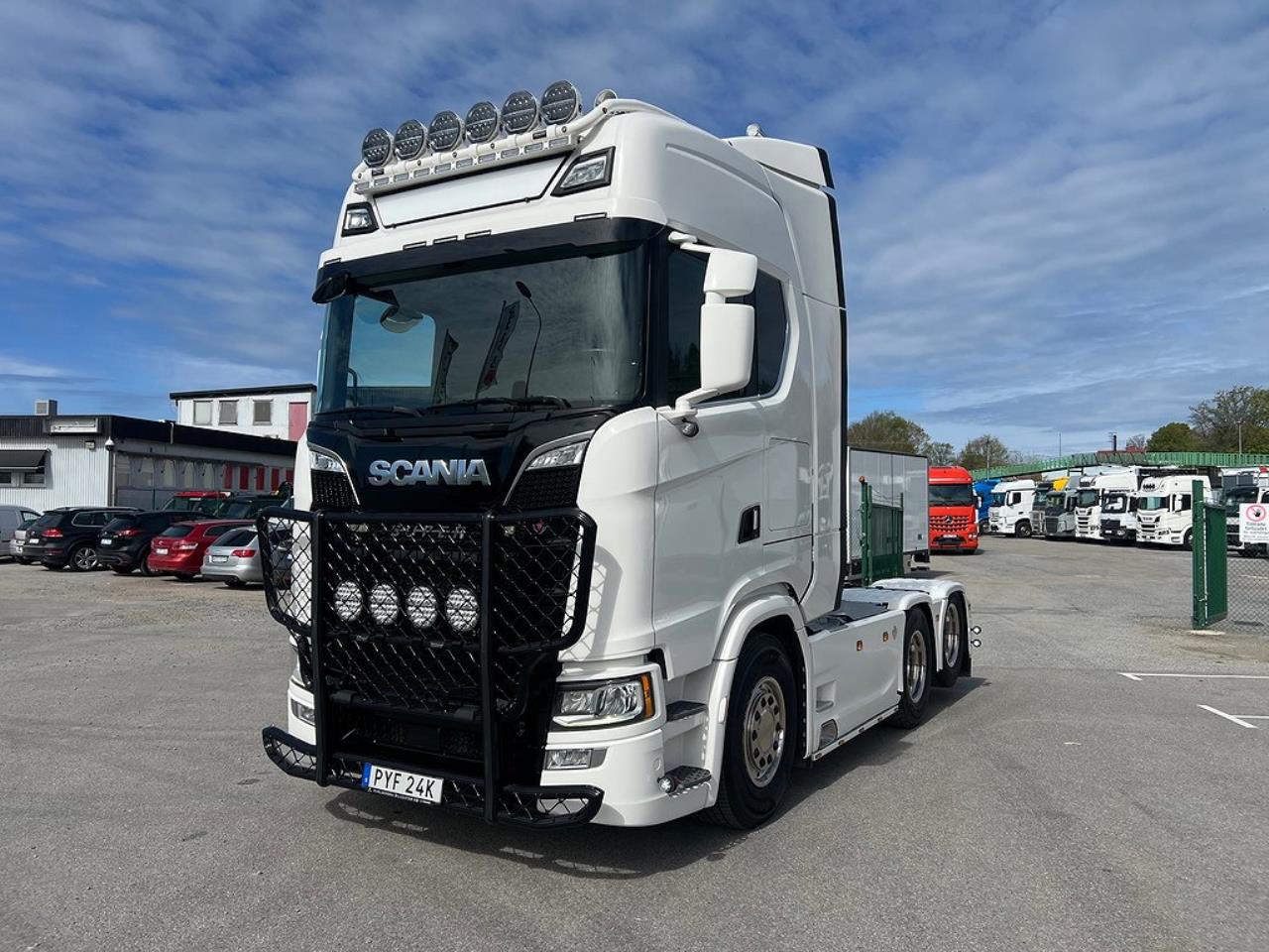 Scania S580 V8 6x2 Dragbil med Hydraulik,  3,15 HB Euro 6 2020 - Dragbil