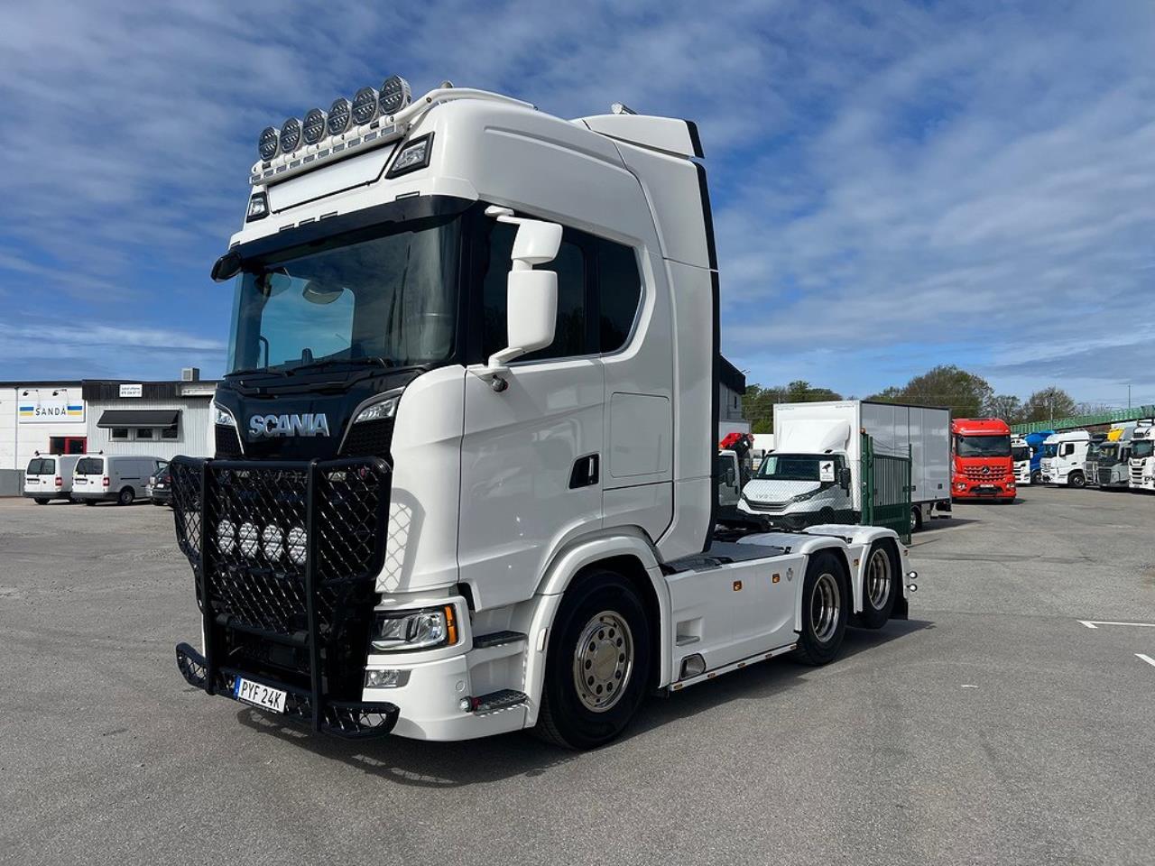Scania S580 V8 6x2 Dragbil med Hydraulik,  3,15 HB Euro 6 2020 - Dragbil