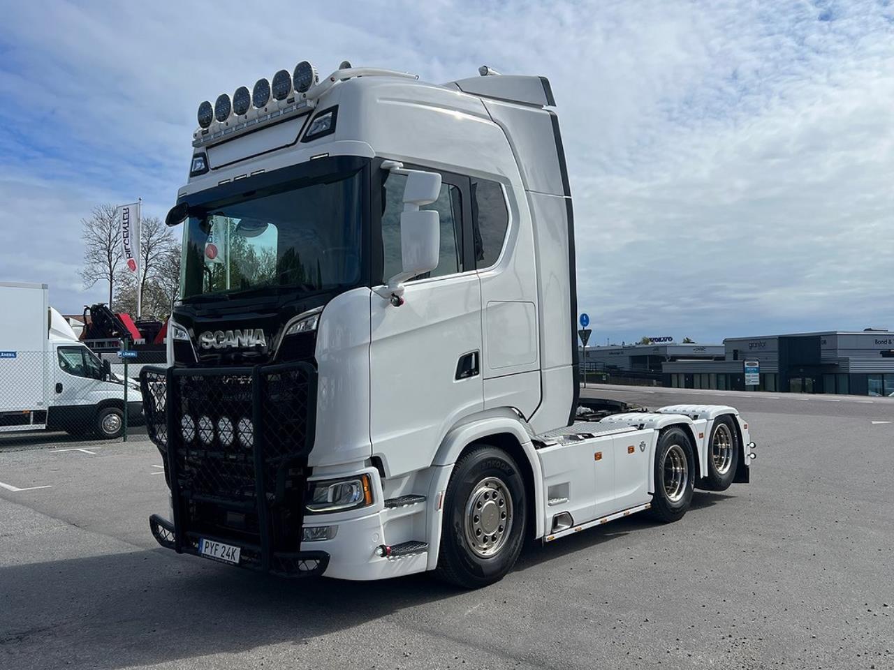 Scania S580 V8 6x2 Dragbil med Hydraulik,  3,15 HB Euro 6 2020 - Dragbil