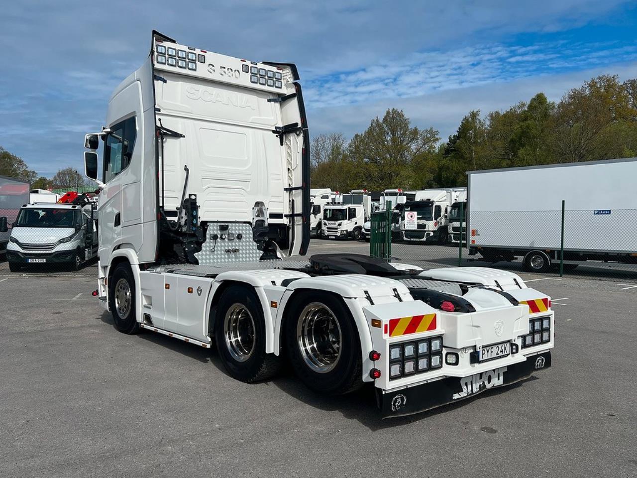 Scania S580 V8 6x2 Dragbil med Hydraulik,  3,15 HB Euro 6 2020 - Dragbil